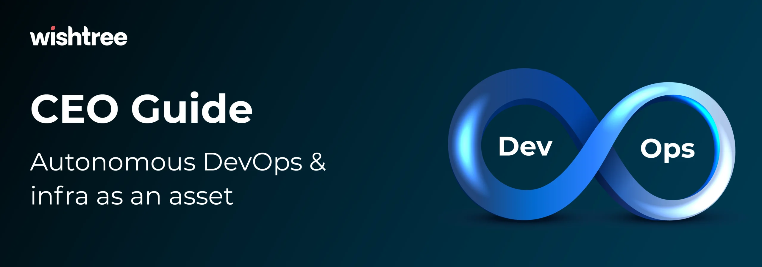 CEO guide to Autonomous DevOps showing DevOps infinity loop and infrastructure as an asset